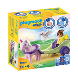 Playmobil 123 Unicorn Carriage With Fairy Set 70401 - Radar Toys
