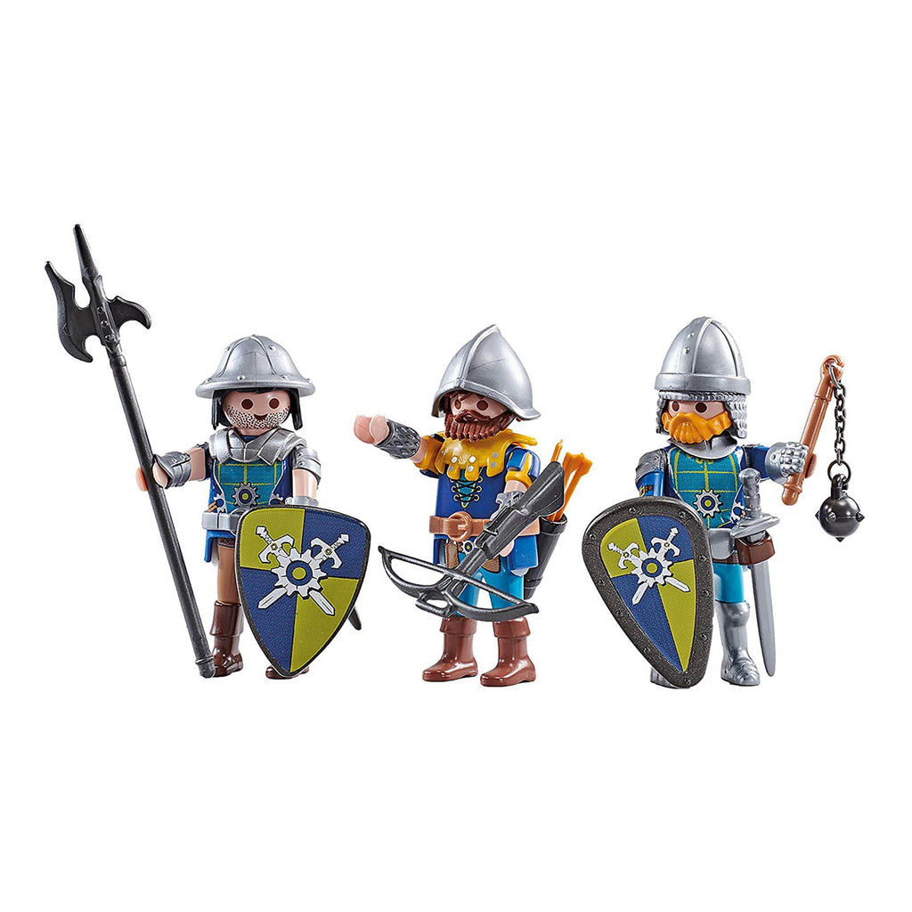 Playmobil Add-On Three Knights Of Novelmore Building Set 9836 - Radar Toys