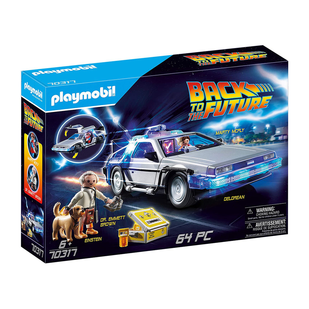 Playmobil Back To The Future DeLorean Building Set 70317 - Radar Toys