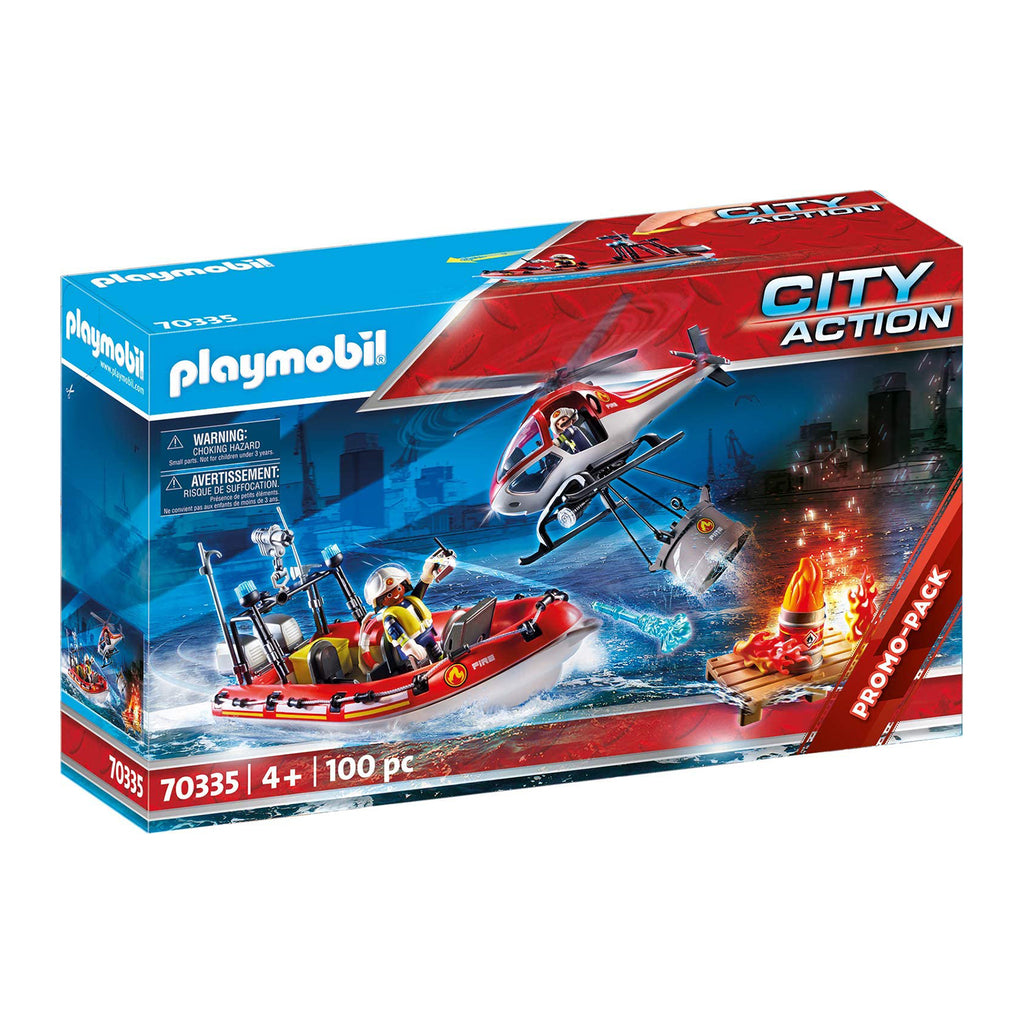 Playmobil City Action Fire Rescue Mission Building Set 70335 - Radar Toys