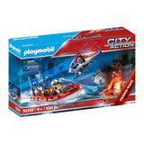 Playmobil City Action Fire Rescue Mission Building Set 70335 - Radar Toys