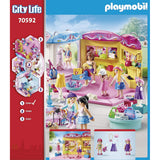 Playmobil City Life Children's Fashion Store Building Set 70592 - Radar Toys