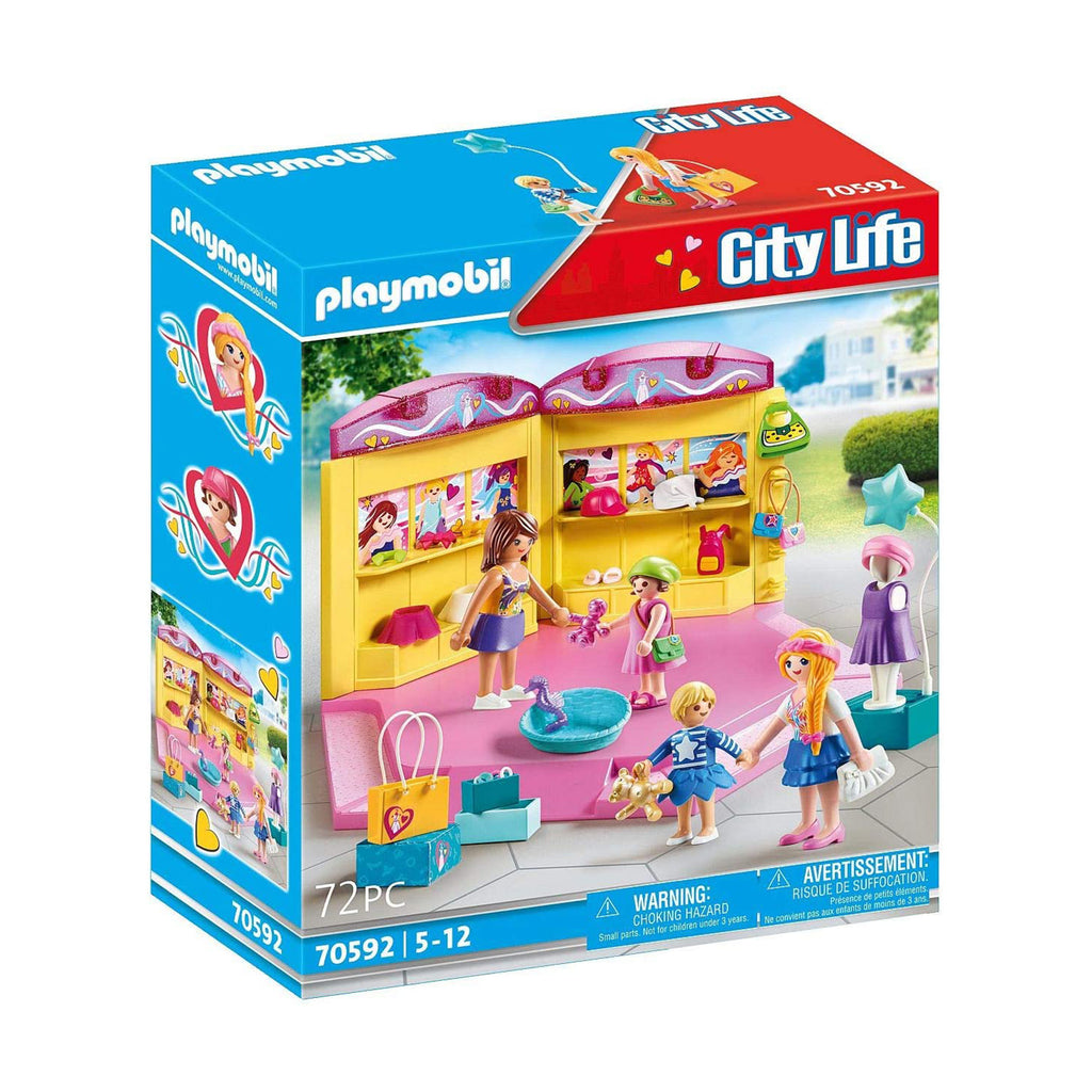Playmobil City Life Children's Fashion Store Building Set 70592 - Radar Toys