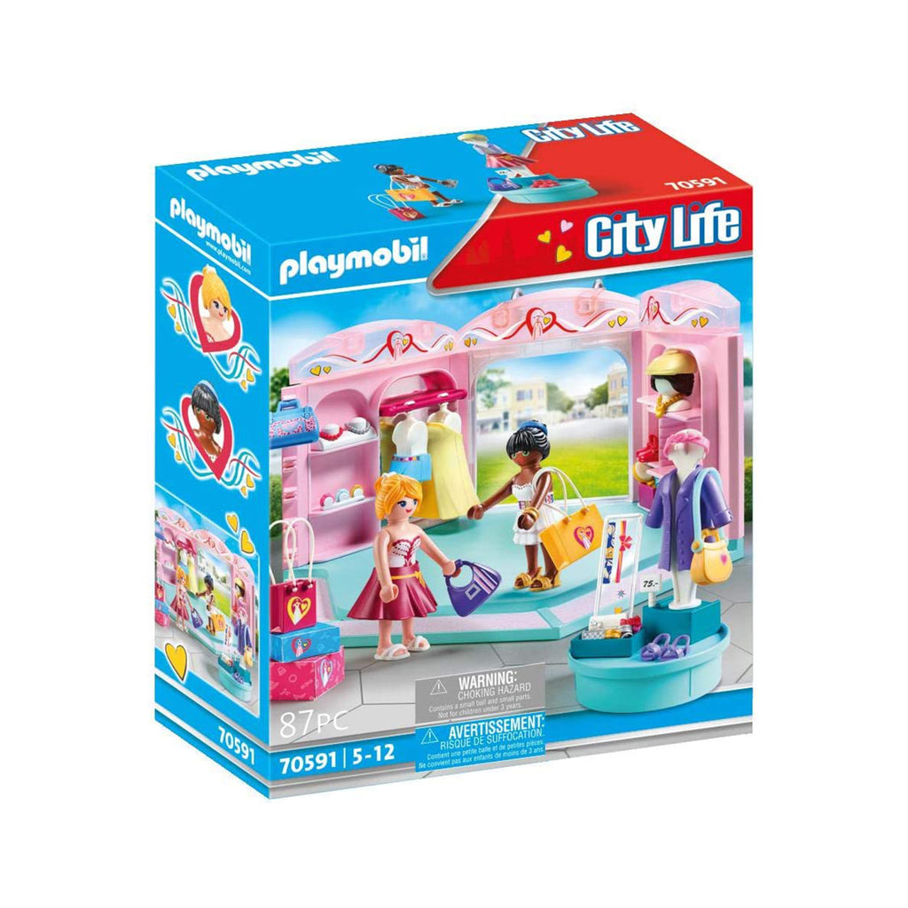 Playmobil City Life Fashion Store Building Set 70591 - Radar Toys