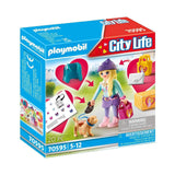 Playmobil City Life Fashionista With Dog Building Set 70595 - Radar Toys