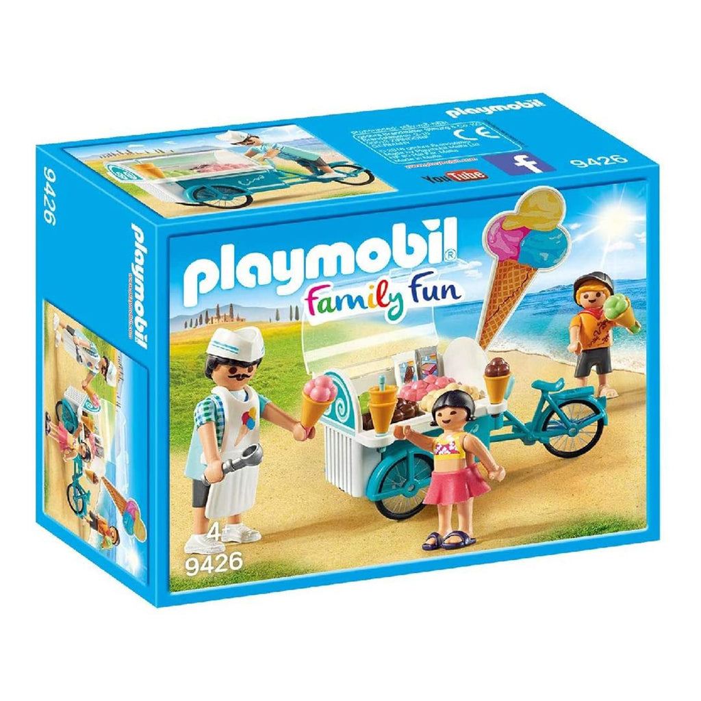 Playmobil City Life Ice Cream Cart Building Set 9426 - Radar Toys