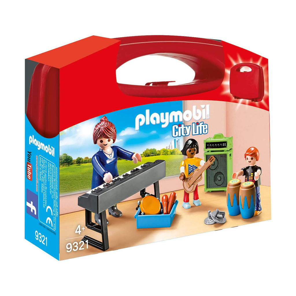 Playmobil City Life Music Class Carry Case Building Set 9321 - Radar Toys