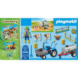Playmobil Country Loading Tractor With Water Tank Building Set 70367 - Radar Toys