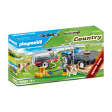 Playmobil Country Loading Tractor With Water Tank Building Set 70367 - Radar Toys