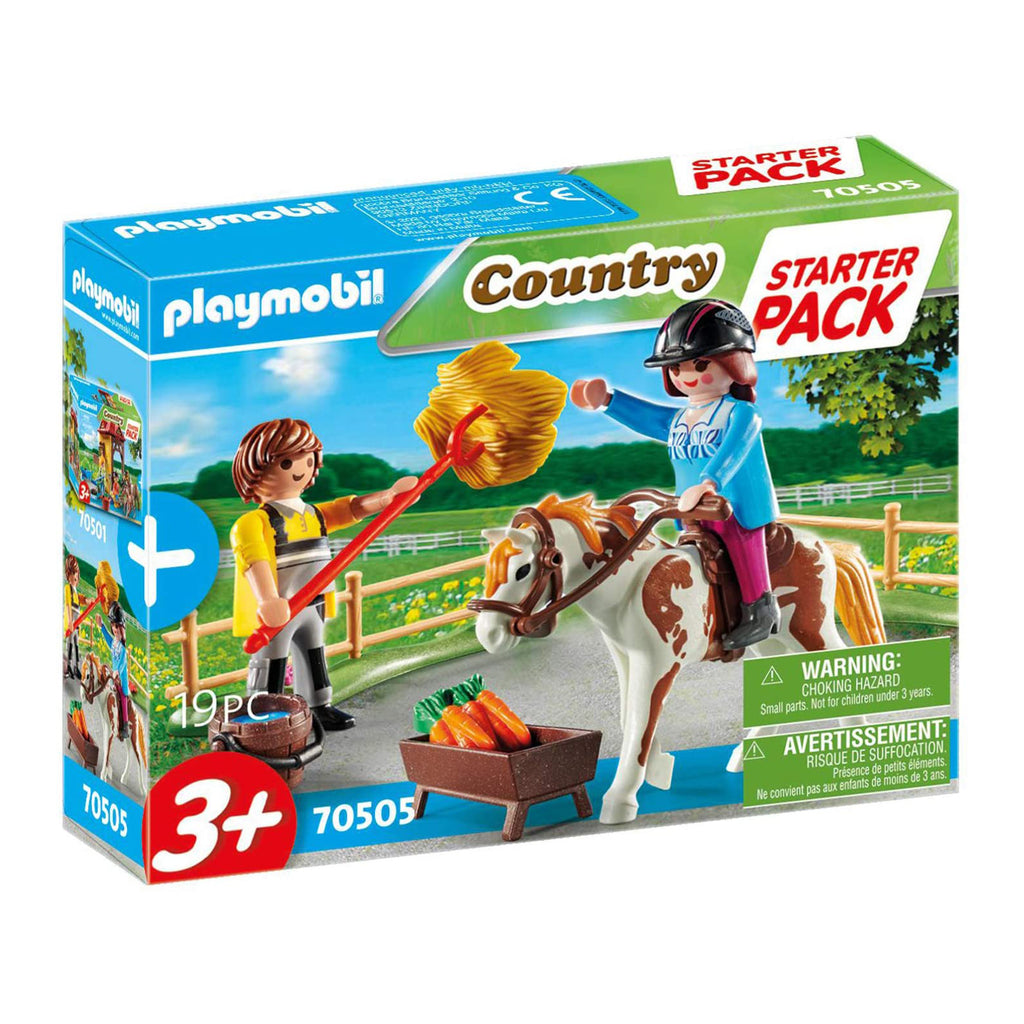 Playmobil Country Starter Pack Horseback Riding Building Set 70505 - Radar Toys