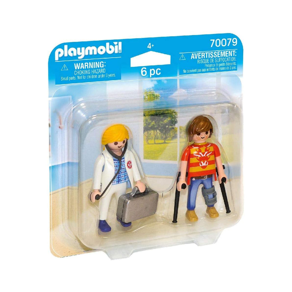 Playmobil Doctor And Patient Building Set 70079 - Radar Toys