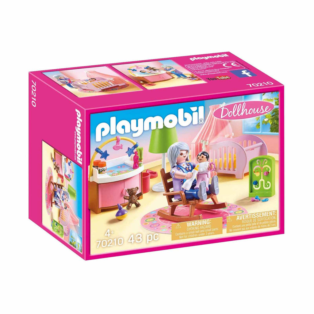 Playmobil Dollhouse Nursery Building Set 70210 - Radar Toys