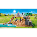 Playmobil Family Fun Outdoor Lion Enclosure Building Set 70343 - Radar Toys