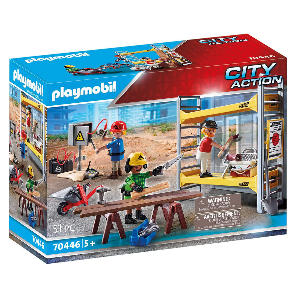 Playmobil Scaffolding with Workers Building Set 70446 - Radar Toys
