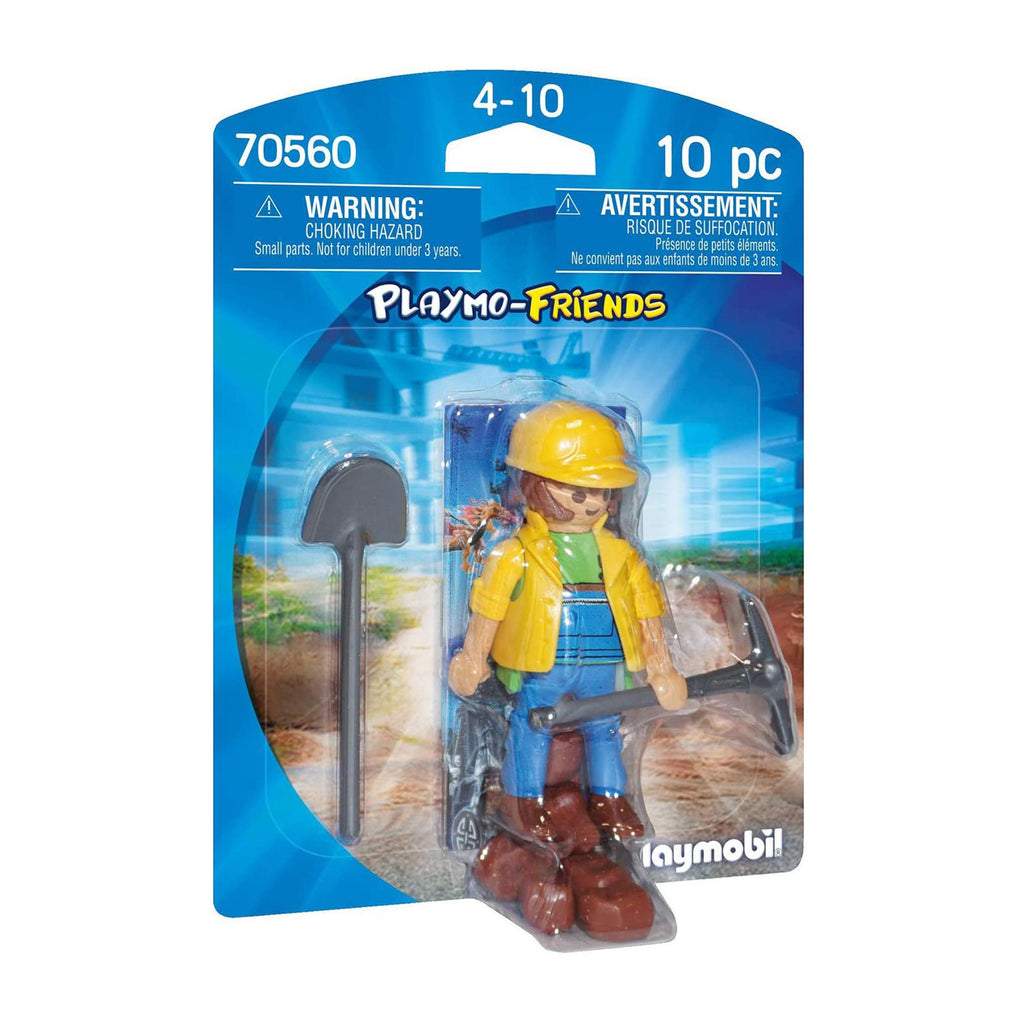 Playmobil Playmo-Friends Construction Worker Building Set 70560 - Radar Toys