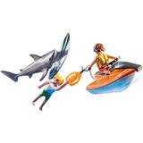 Playmobil Rescue Action Shark Attack Rescue Building Set 70489 - Radar Toys