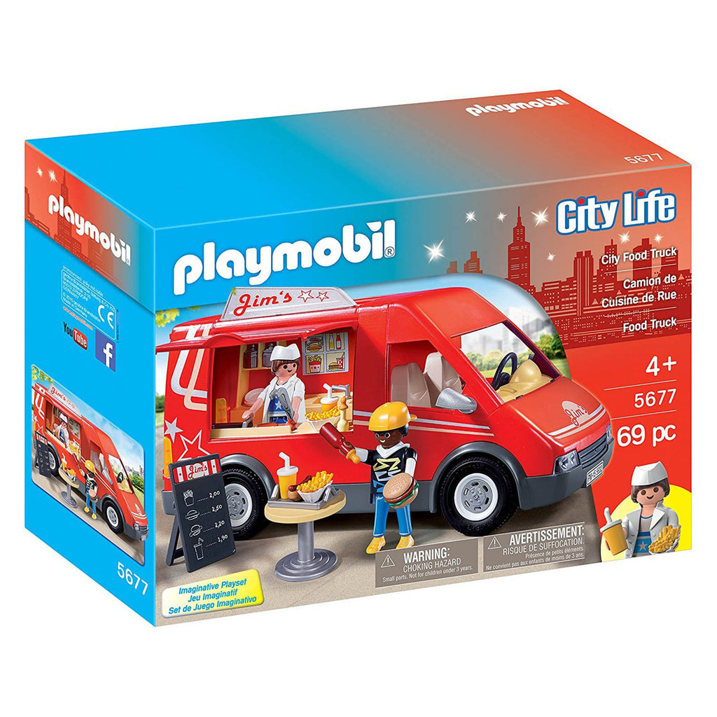 Playmobil City Action Food Truck Building Set 5677 - Radar Toys