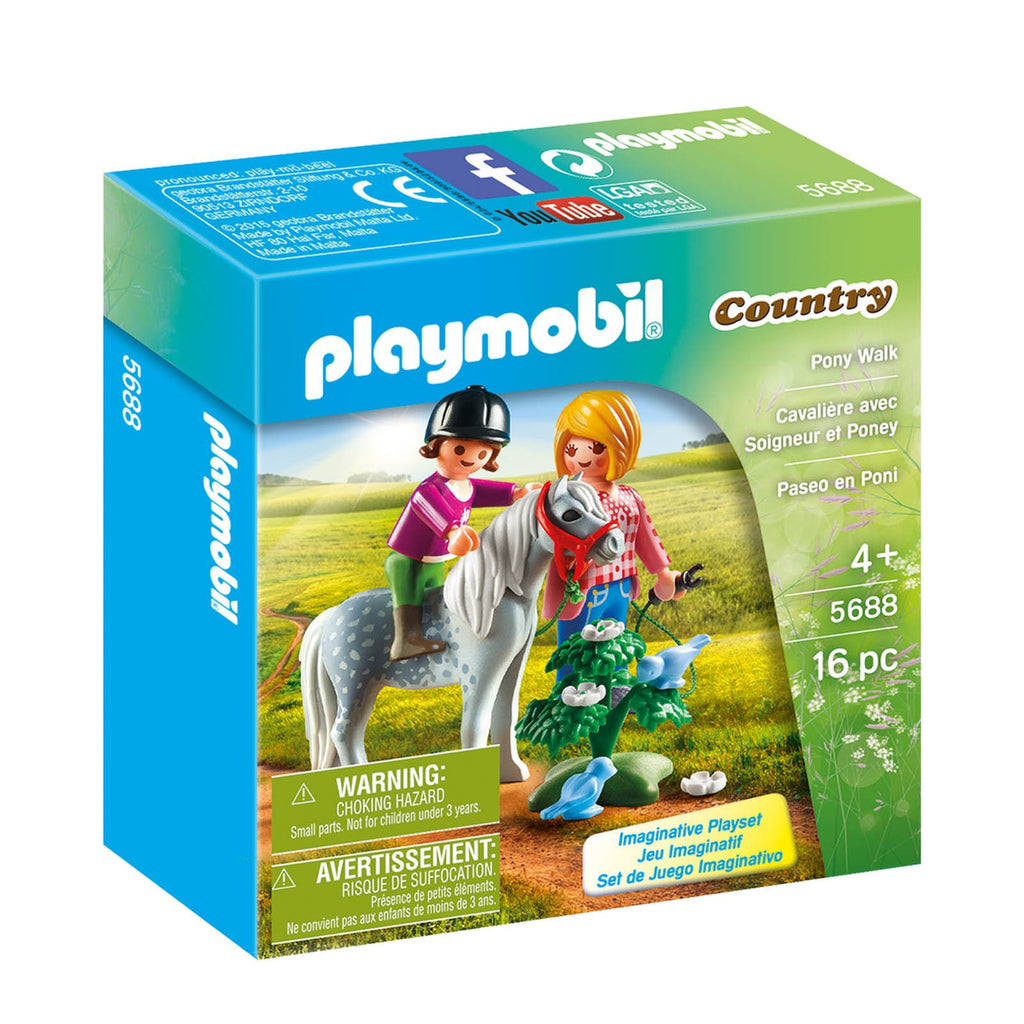 Playmobil Country Pony Walk Building Set 5688 - Radar Toys