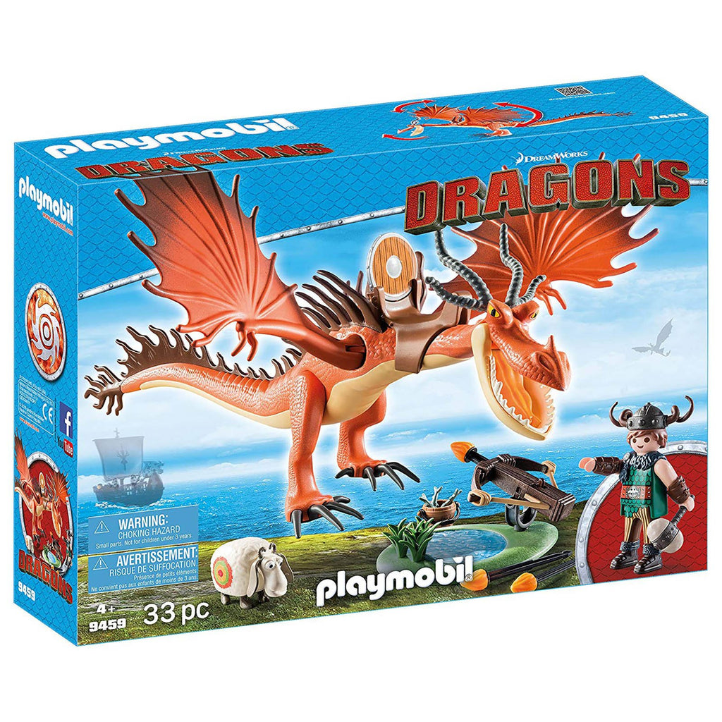 Playmobil Dragons Snoutlout And Hookfang Building Set 9459 - Radar Toys