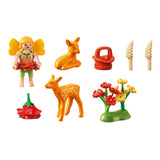 Playmobil Fairies Fairy Girl With Fawns Building Set 9141 - Radar Toys