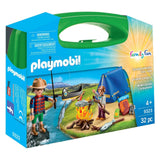 Playmobil Family Fun Camping Adventure Carry Case Building Set 9323 - Radar Toys