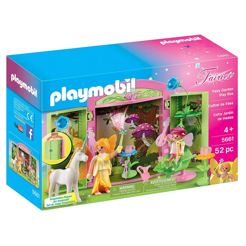 Playmobil Faries Fairy Garden Play Box Building Set 5661 - Radar Toys