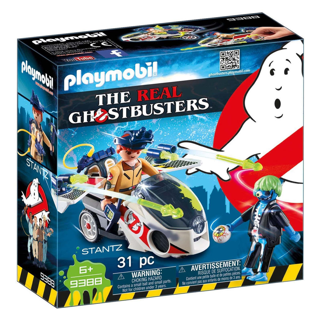 Playmobil Ghostbusters Stantz With Skybike Building Set 9388 - Radar Toys