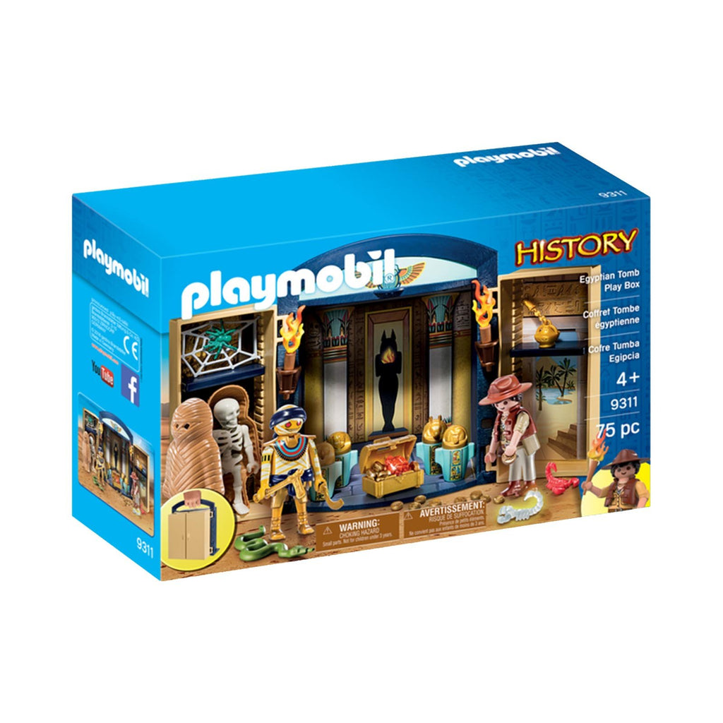 Playmobil History Egyptian Tomb Play Box Building Set 9311 - Radar Toys