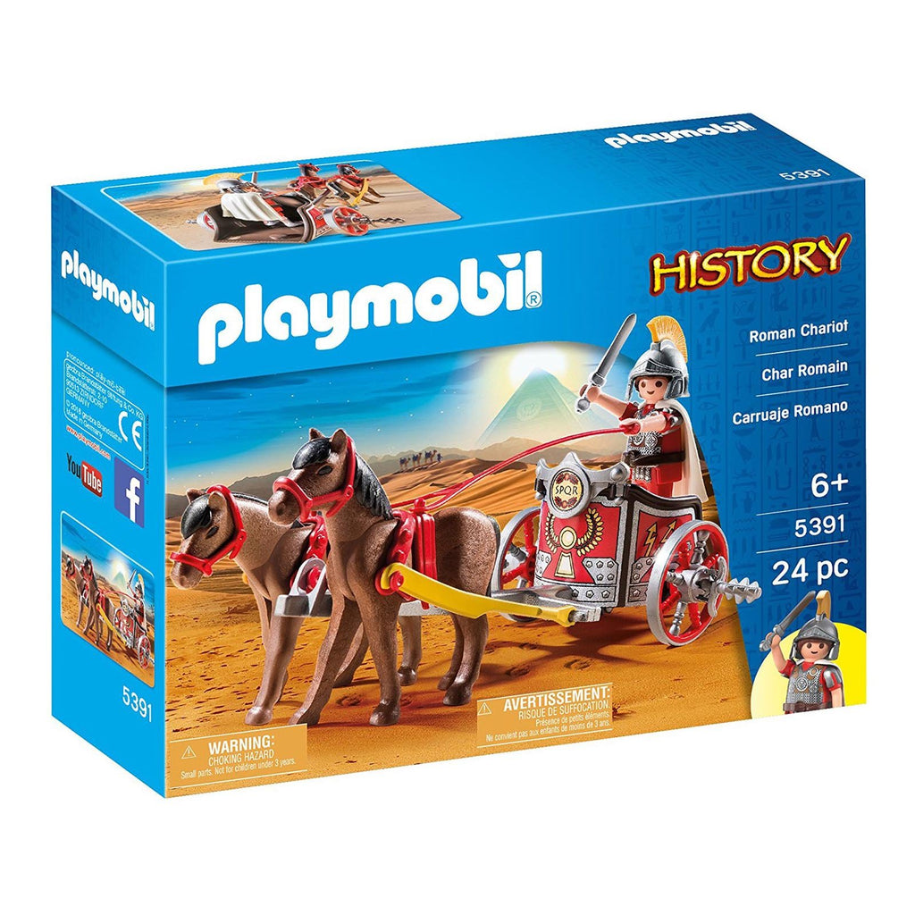 Playmobil History Roman Chariot Building Set 5391 - Radar Toys