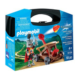 Playmobil Knights Knight's Catapult Carry Case Building Set 9106 - Radar Toys