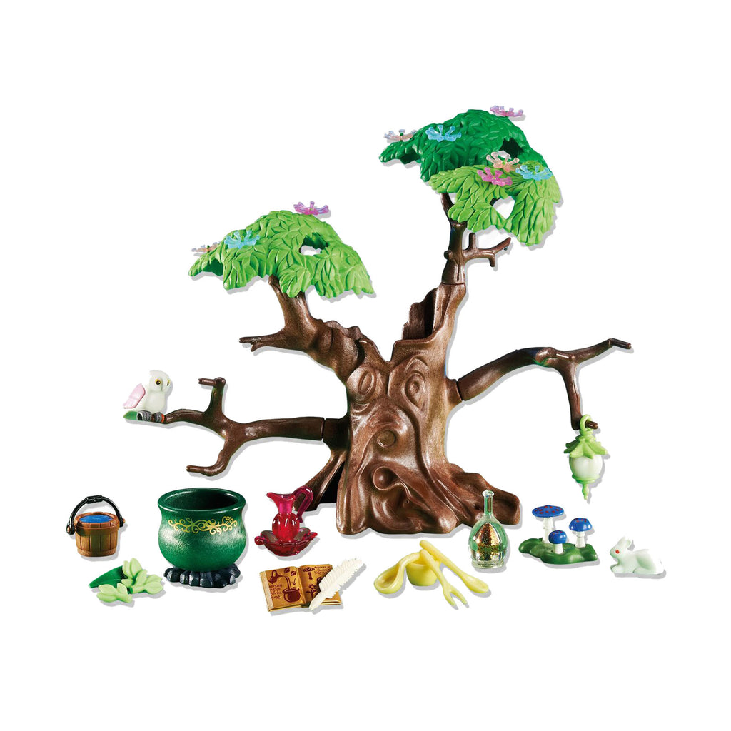 Playmobil Magical Tree With Potion Accessories Building Set 6397 - Radar Toys