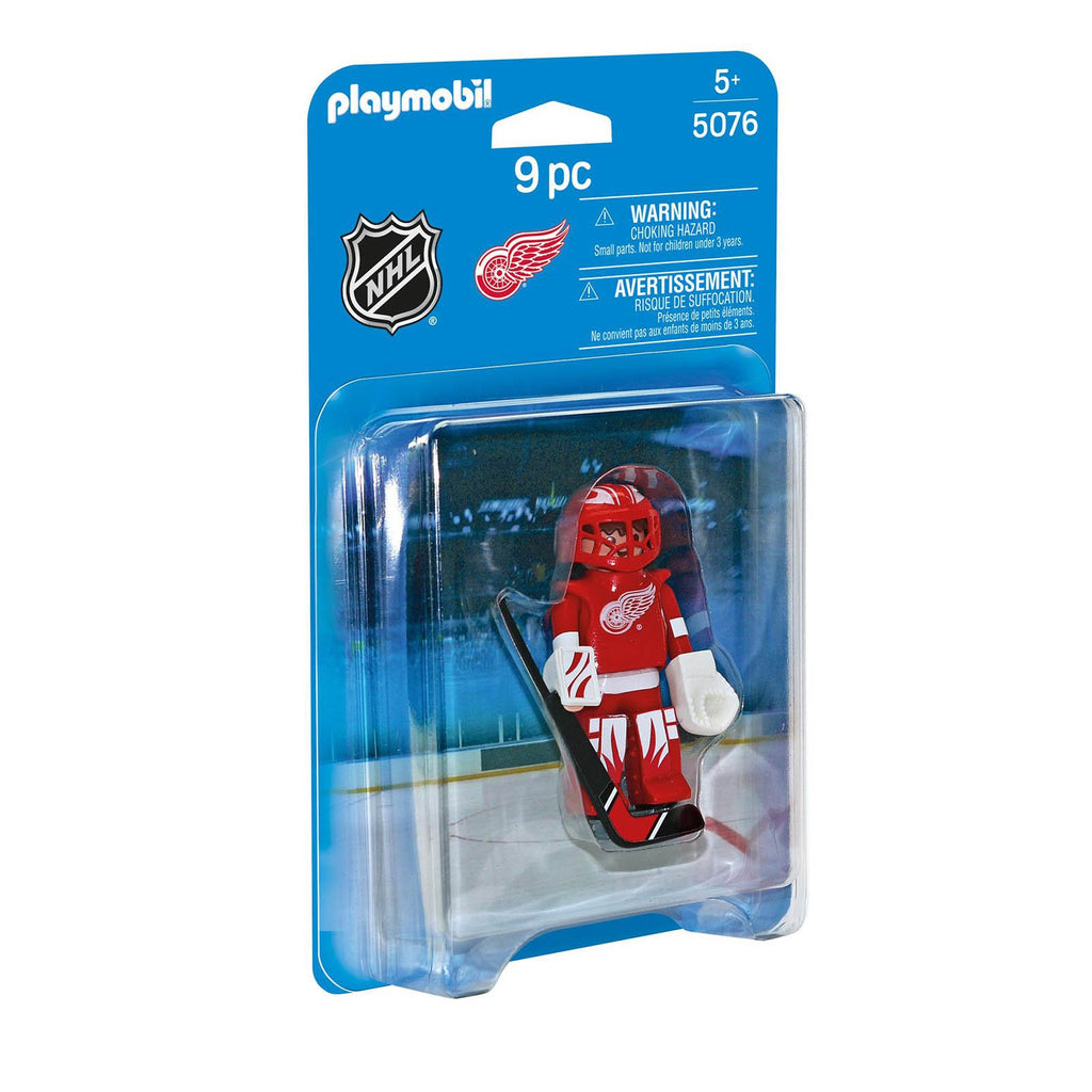 Playmobil NHL Detroit Red Wings Goalie Building Set 5076 - Radar Toys