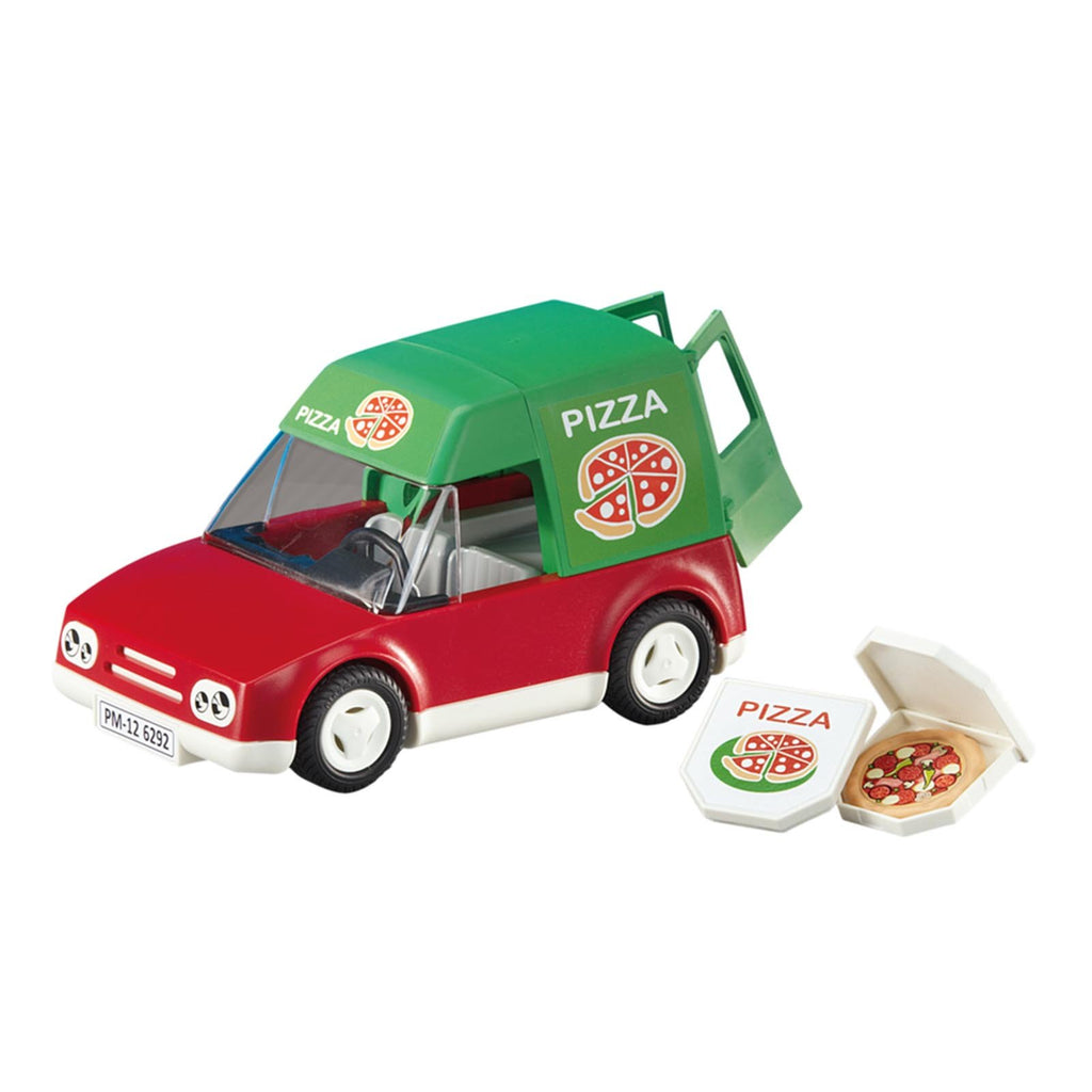 Playmobil Pizza Delivery Car Building Set 6292 - Radar Toys