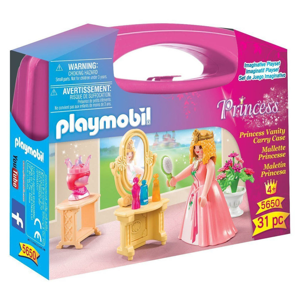 Playmobil Princess Vanity Carry Case Building Set 5650 - Radar Toys