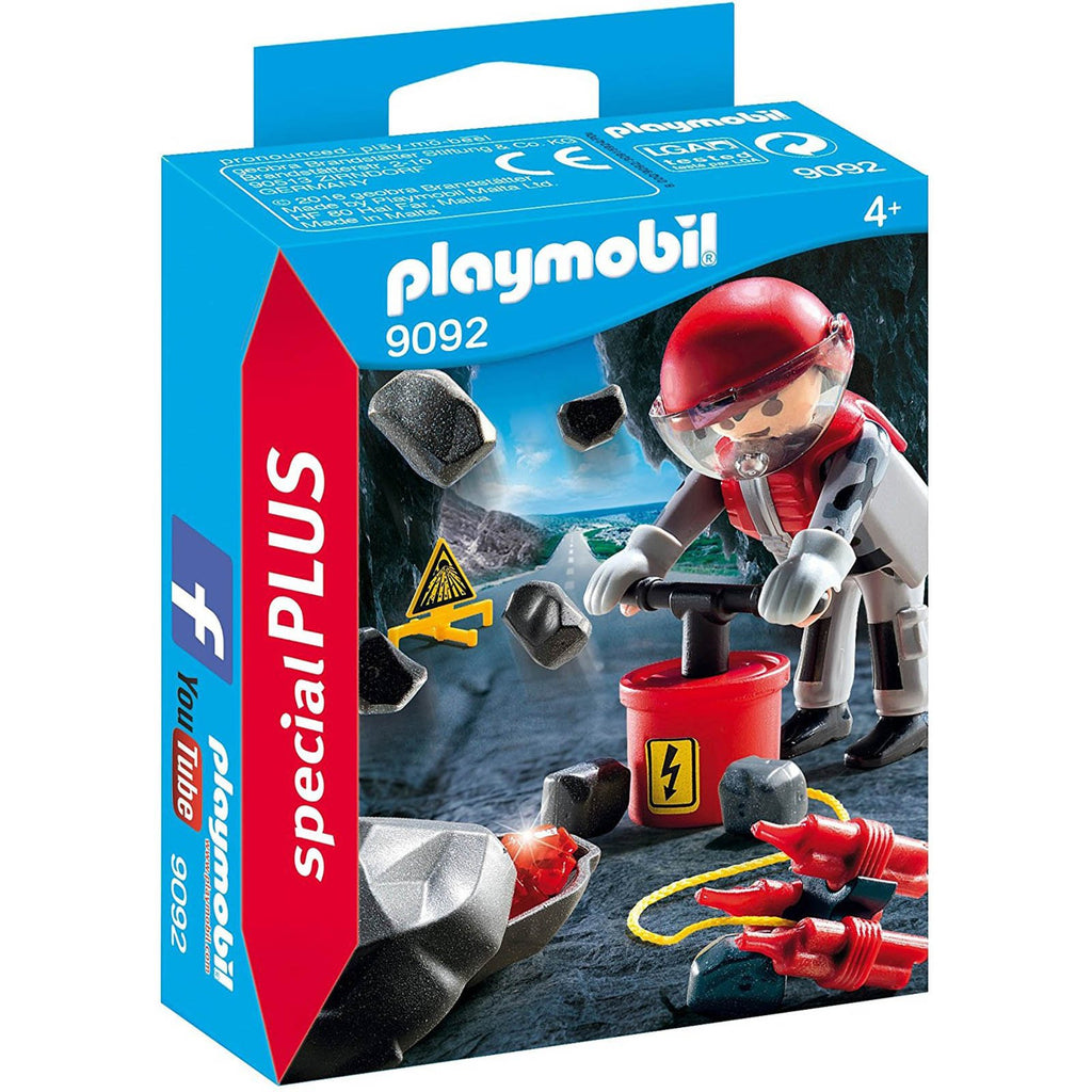 Playmobil Rock Blaster With Rubble Building Set 9092 - Radar Toys