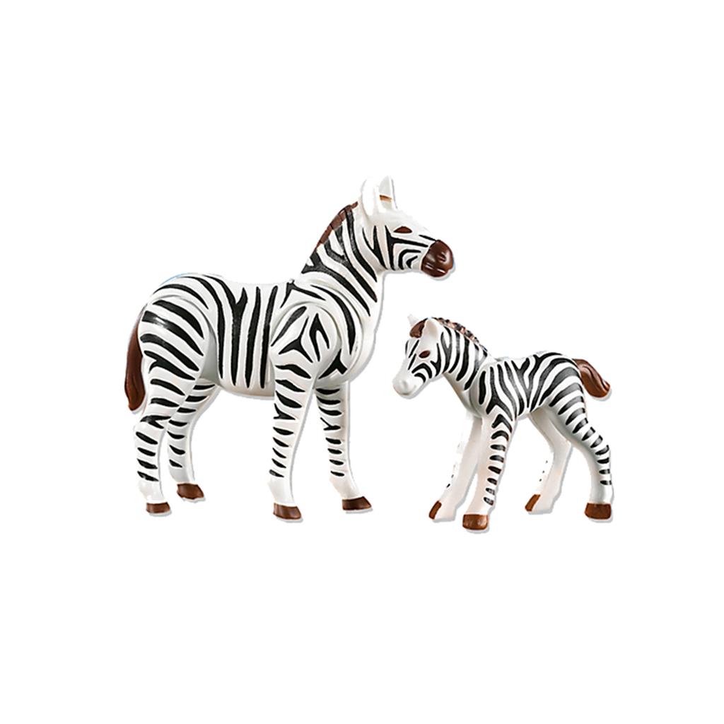 Playmobil Zebra With Foal Building Set 7898 - Radar Toys
