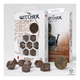 Q-Workshop The Witcher Geralt Roach's Companion 7 Piece Dice Set With Coin - Radar Toys