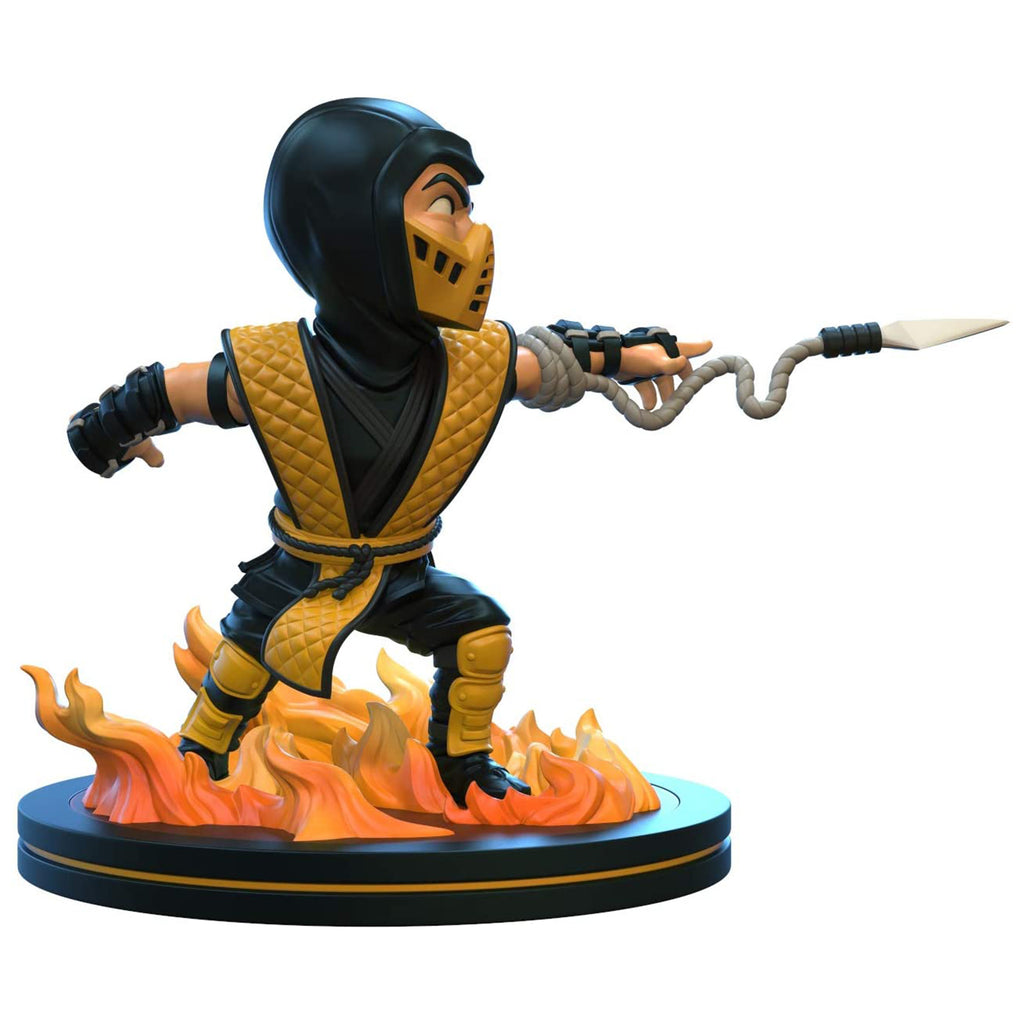 Quantum Mechanix Mortal Kombat Klassic Q Fig Scorpion Figure - Radar Toys