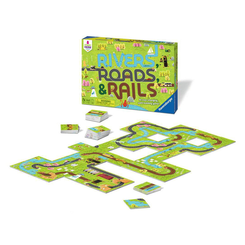 Ravensburger Rivers Roads And Rails The Board Game