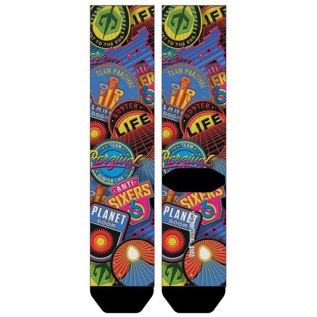 Ready Player One All Over Print Sublimated One Pair Of Crew Socks