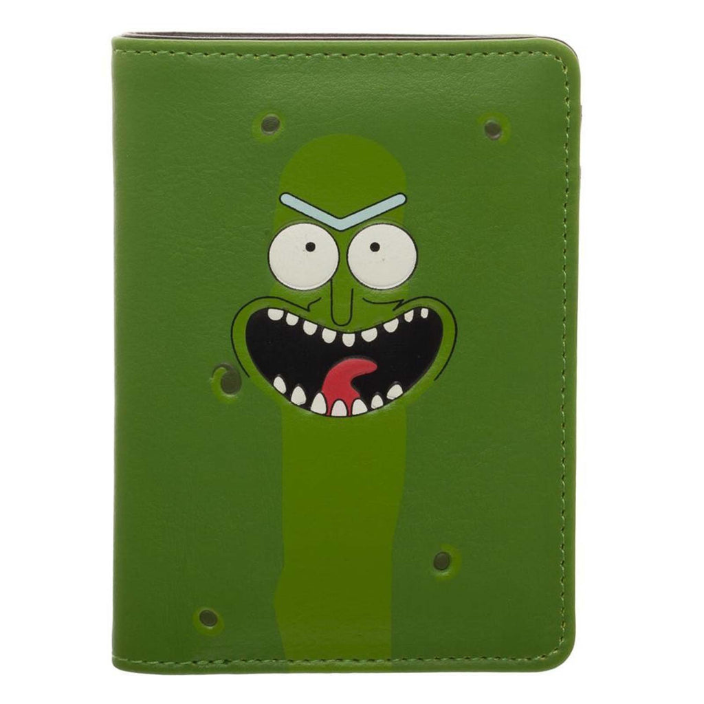 Rick And Morty Pickle Rick Vertical Bi-Fold Wallet