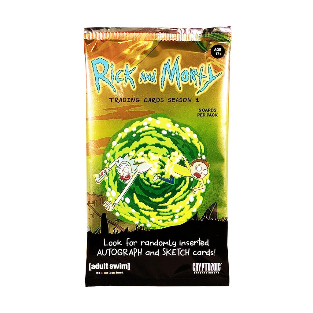 Rick And Morty Season 1 Trading Cards Booster Pack - Radar Toys