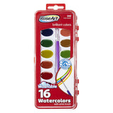 Rose Art Washable Brilliant 16 Watercolors Set - Radar Toys