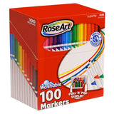 Rose Art Washable Supertip 100 Count Markers - Radar Toys
