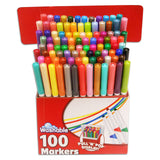Rose Art Washable Supertip 100 Count Markers - Radar Toys