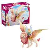 Schleich Bayala Fairy In Flight On Winged Lion Animal Figure 70714 - Radar Toys