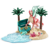 Schleich Dragon Island With Treasure Bayala Figure Set 42436 - Radar Toys
