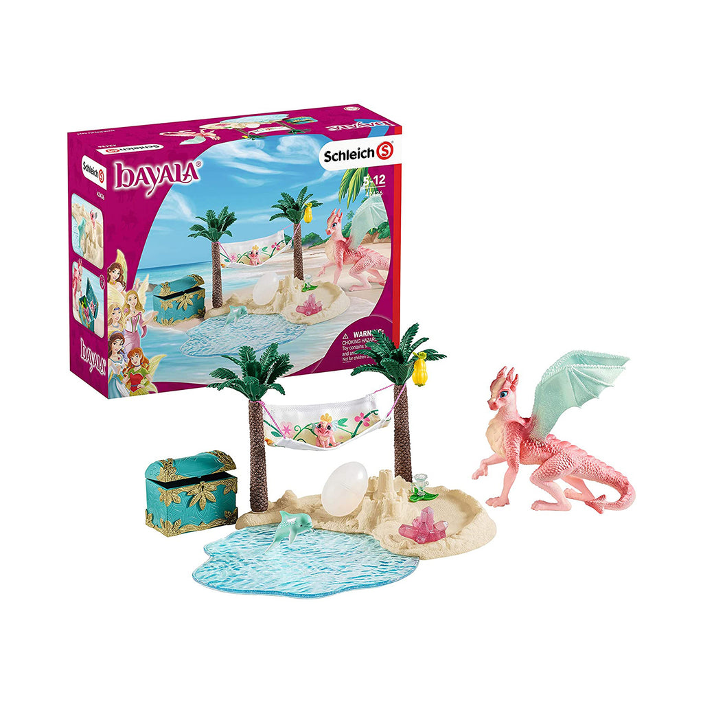 Schleich Dragon Island With Treasure Bayala Figure Set 42436 - Radar Toys