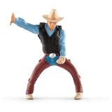 Schleich Farm World Saddle Bronco Riding With Cowboy Figure 41416 - Radar Toys