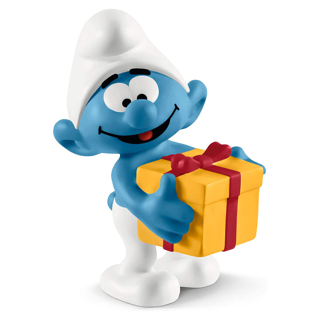 Schleich Smurfs Smurf With Present Figure - Radar Toys
